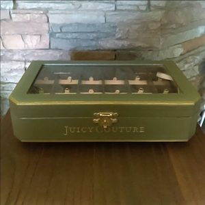 Rare! Juicy Couture charm holder jewelry box.